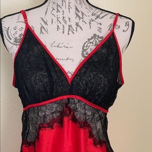 Red/Black INC nightgown
